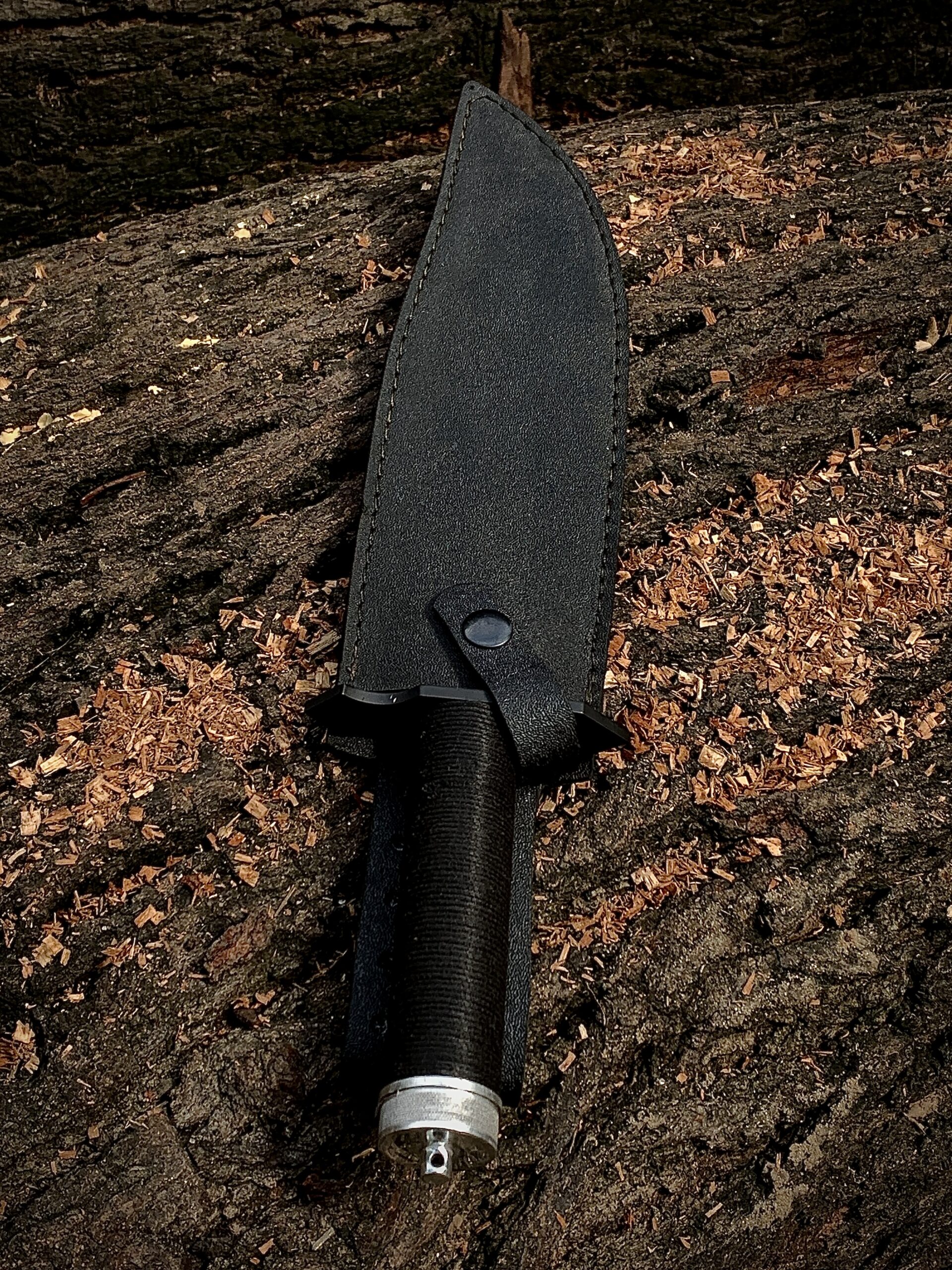 Custom Handmade Rambo Bowie Knife, Hunting Knife With Leather Sheath - Image 7