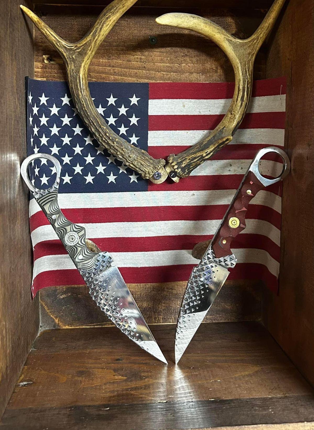 D2 STEEL HANDMADE HUNTING TACTICAL BOWIE