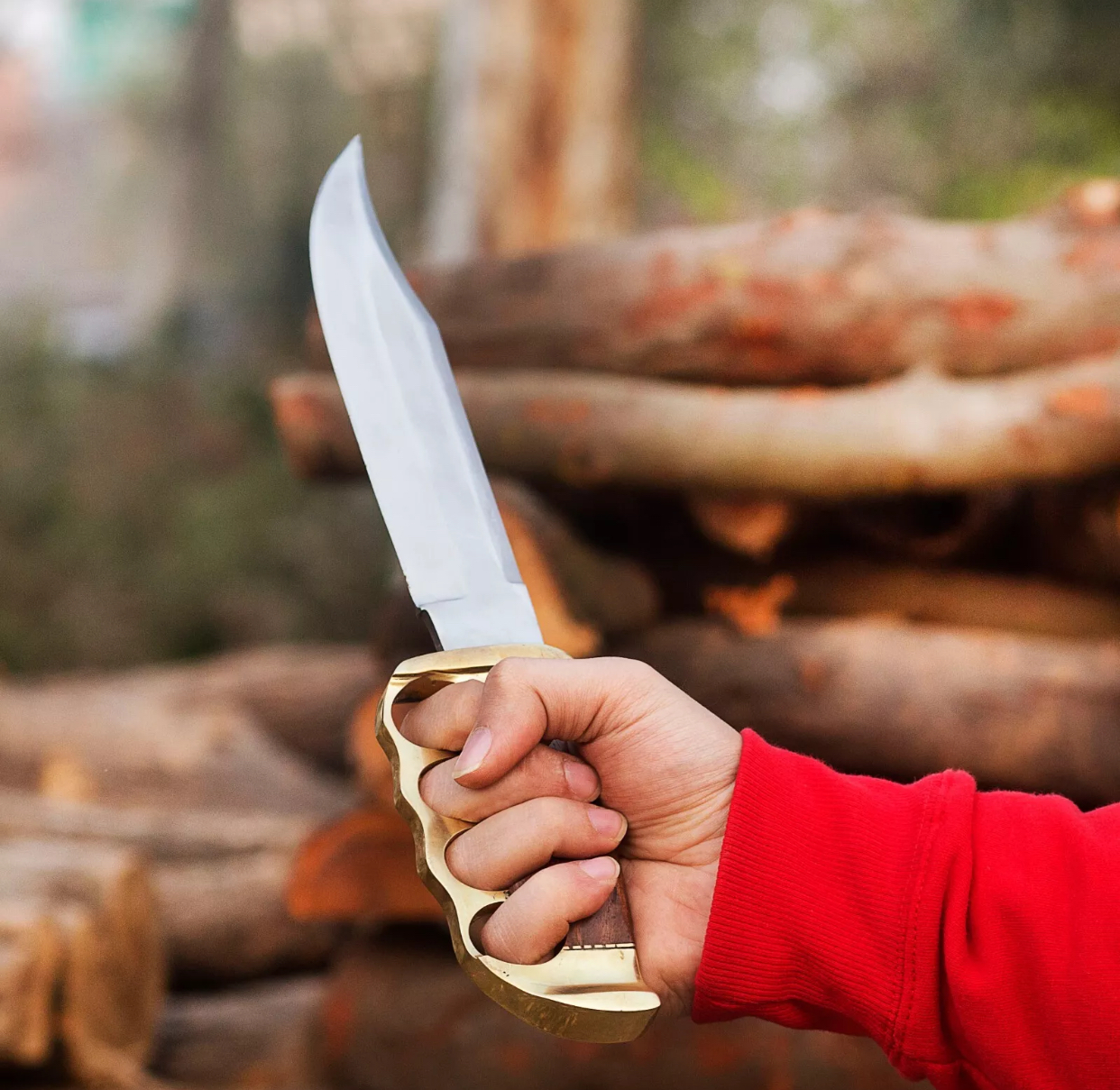 Custom Handmade D2 Steel Tactical Bowie Hunting Knife Comes with Sheath - Image 2