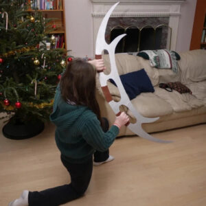 Star Trek Klingon Bat'leth Replica – 45'Full Size Polish Steel Cosplay Gift Prop