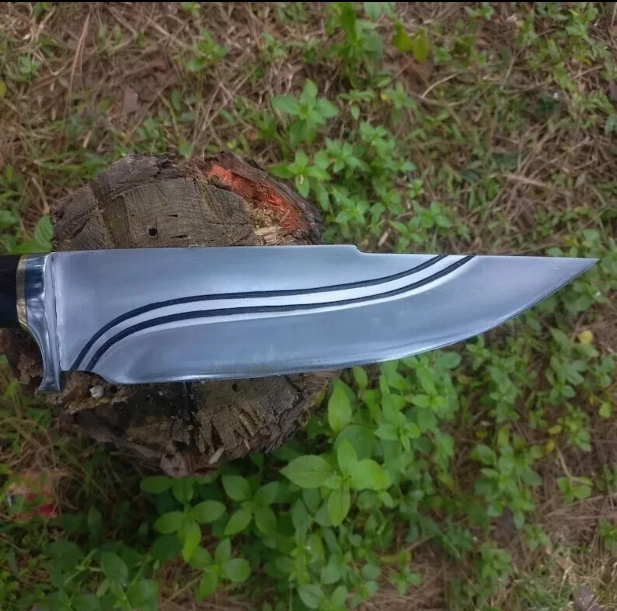 Custom Handmade Carbon Steel Blade Survival Bowie Knife | Hunting Knife Camping. - Image 8