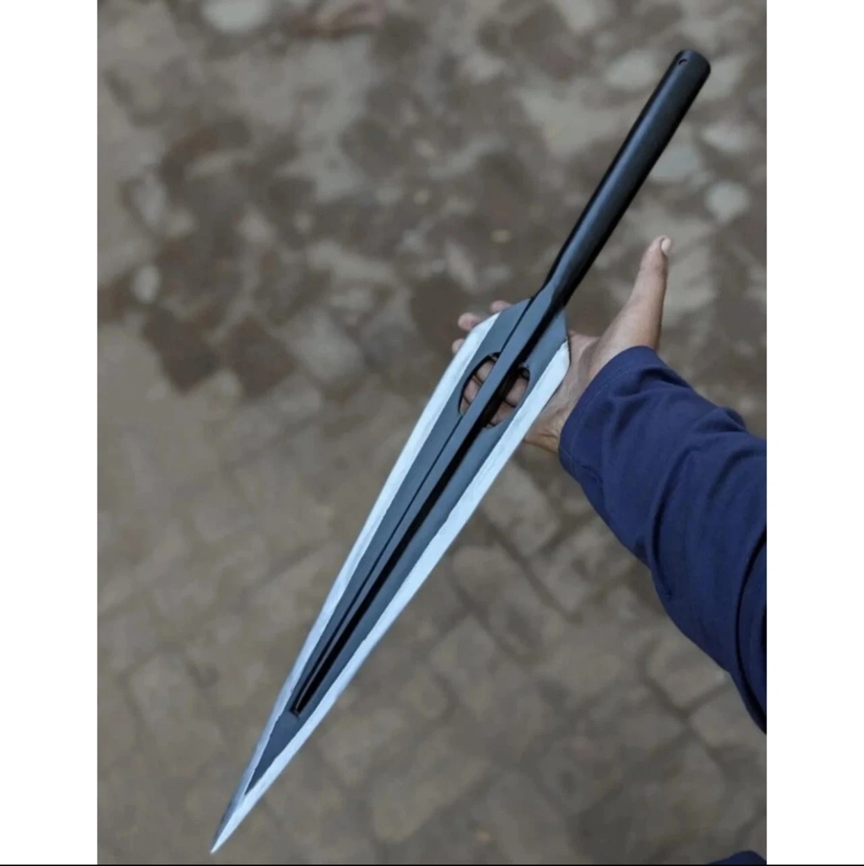 Custom Handmade Carbon Steel Blade Tactical Spear | Viking Spear Outdoor Hunting